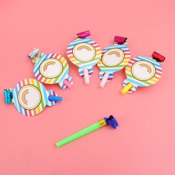 

69pcs Rainbow Stripes Disposable Tableware Set Paper Decorative Dinnerware Party Supplies for Kids Birthday Festival