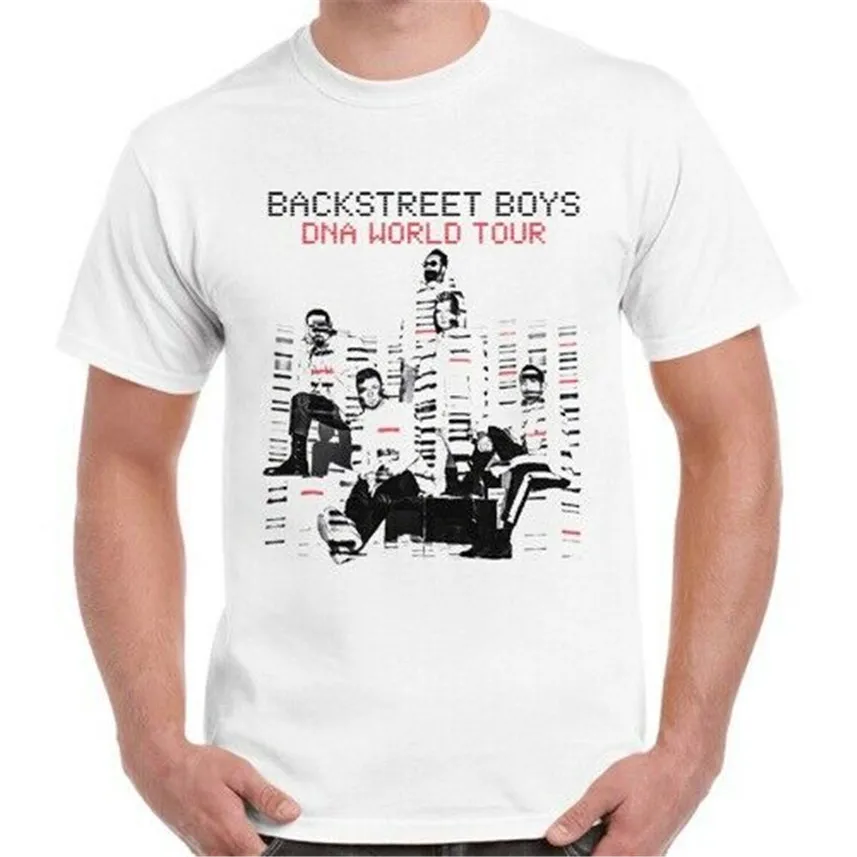 

Backstreet Boys DNA Tour 2019 Concert Ladies Women Men Unisex Retro T Shirt Loose Size Top Tee Tshirt