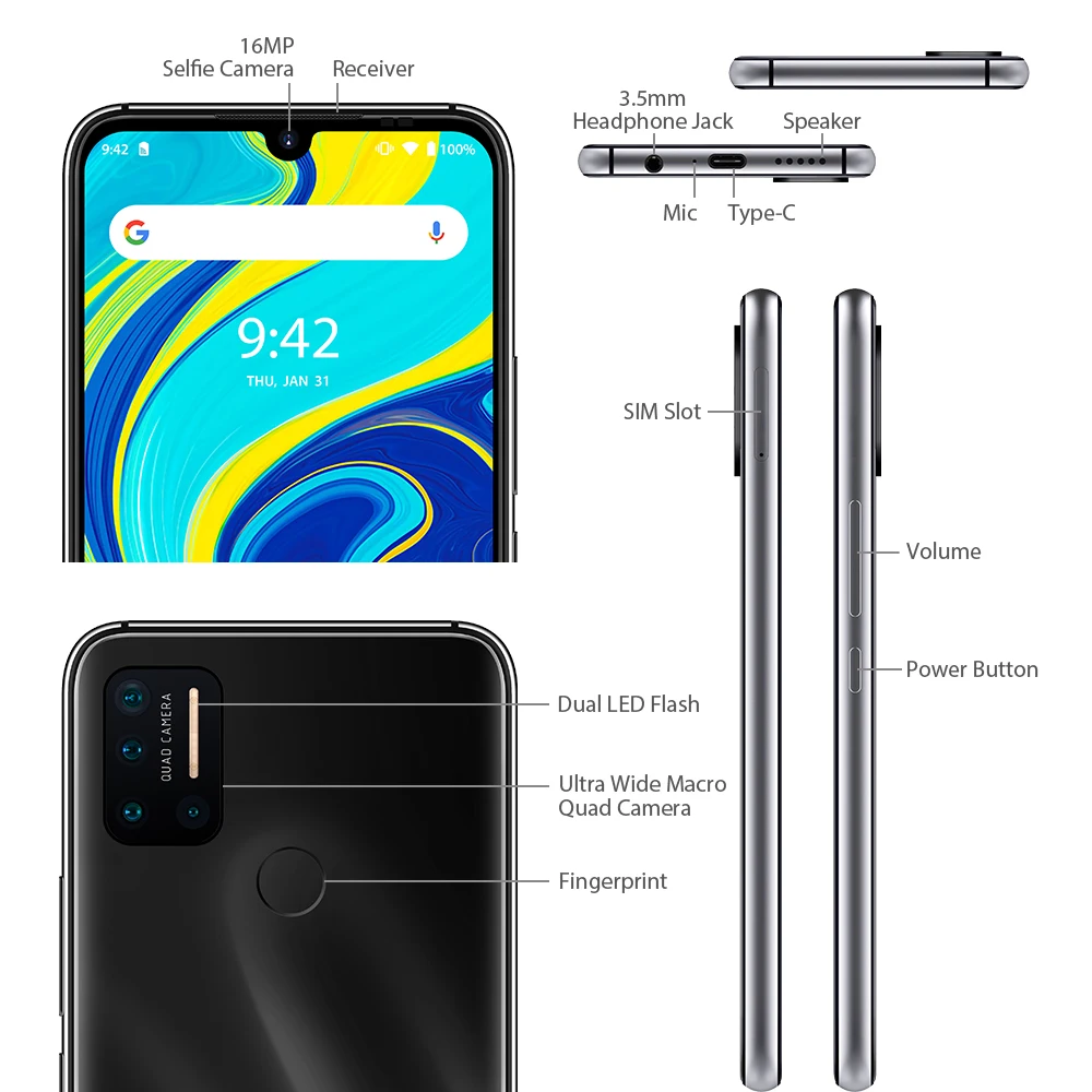 UMIDIGI A7 Pro Quad Camera Andriod 10 OS 6,3 UMIDIGI A7 Pro Quad Camera Andriod 10 OS 6,3