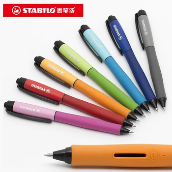 

7pcs Germany STABILO 268 Pressing Gel Pen 0.5mm Signature Pen Candy Color Large Capacity Student Writing Exam