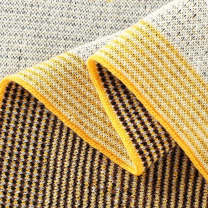 Baby Blanket 100%Cotton Knitted Newborn Girl Boy Bedding Crib Quilts Plaid Cute Giraffe Toddler Stroller Wrap Swaddle Super Soft 5