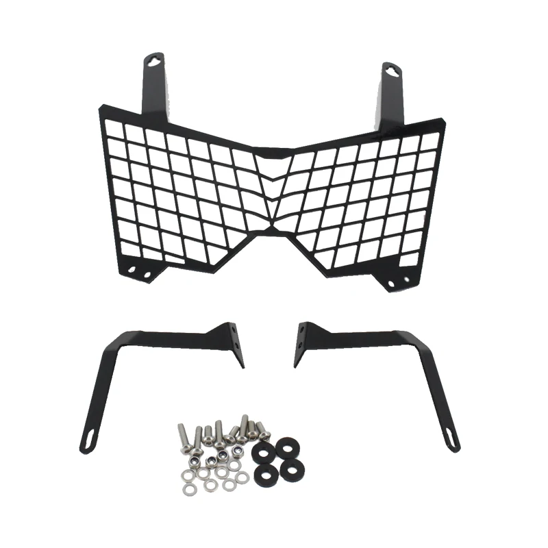 For Kawasaki KLR650 2008-2015 Front Headlight Lens Cover Frame Light Protector |