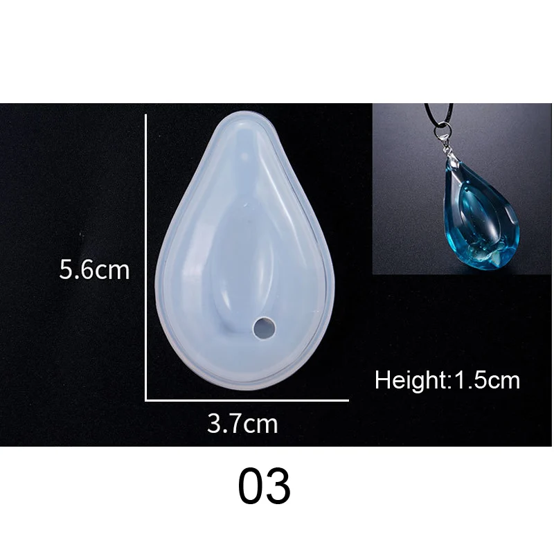 Popular1PC 3D кулон DIY ожерелье ювелирные изделия формы подвески со шкалой из кристаллов Ювелирные изделия смолы формы для ювелирных изделий инструмент
