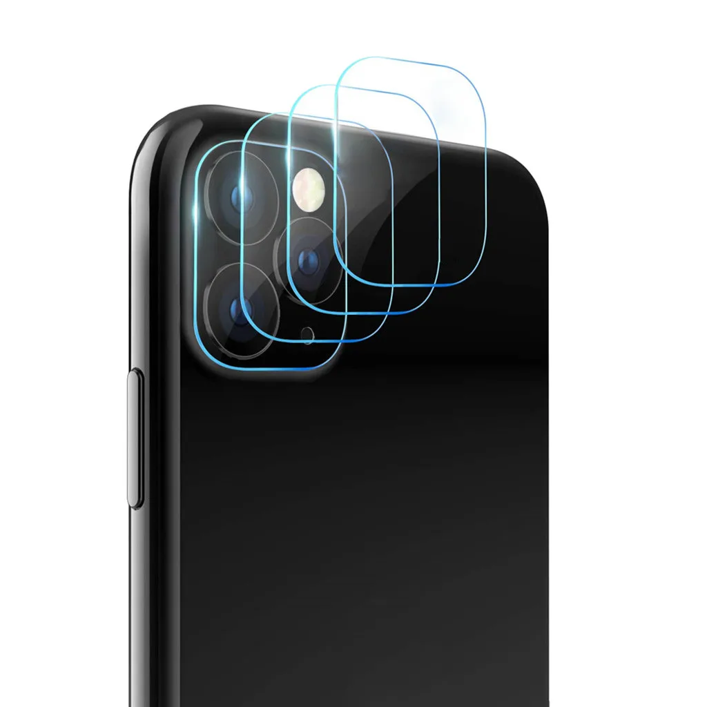 

3pcs For iPhone 11 11 Pro Pro Max 2019 Camera Lens Screen Protector No Hole Tempered Glass Protector Camera Film 1024#2
