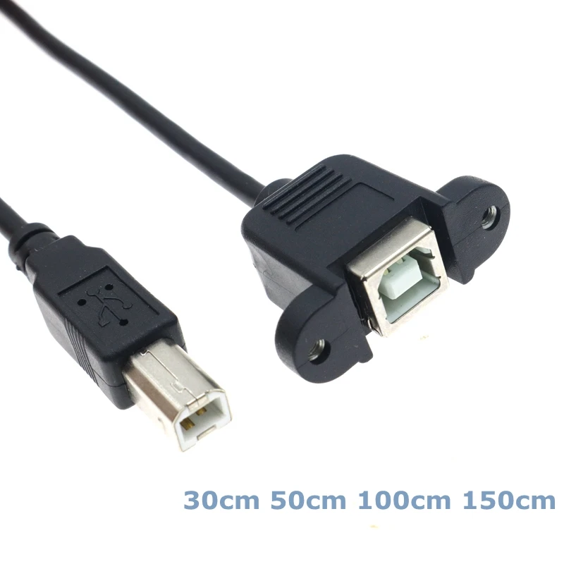 Кабель-удлинитель для передачи данных 0 3 м 1 USB 2.0 тип B штекер-гнездо m/F установка