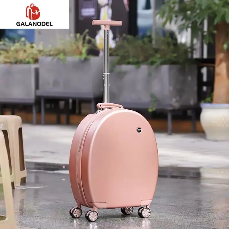 Новый женский милый Овальный Дорожный чемодан Спиннер Чехол Мужской на