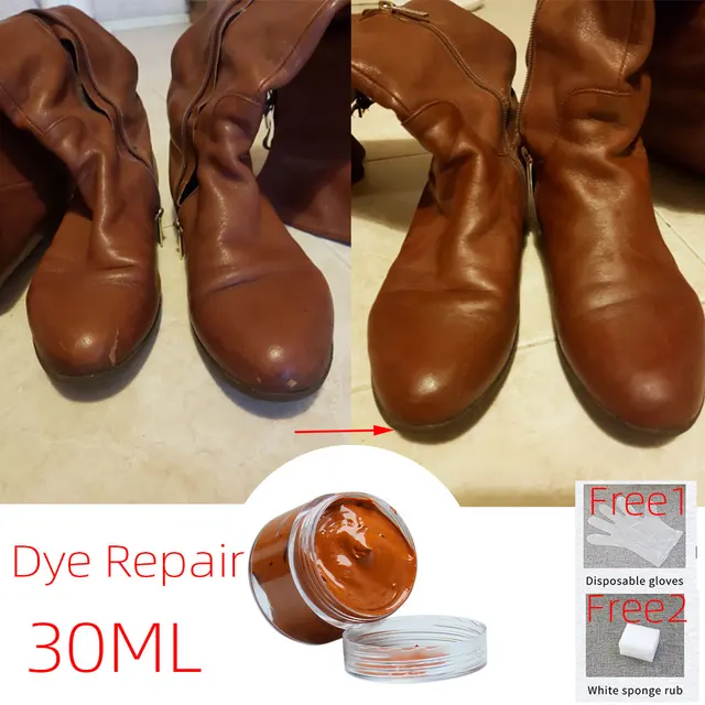 vertel het me Specifiek snelweg 30Ml Oranje Lederen Dye Reparatie Autostoel Care Kit Vloeibare Lederen  Afwerking Schoen Verf Huid Opknappen Suede Verf Jassen scratch Crack -  AliExpress