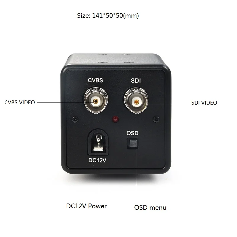 CCTV HD SDI 2 0 мегапикселей 1080P Zoom Lens 8 12 мм Security Live video Box Camera|Камеры видеонаблюдения| |