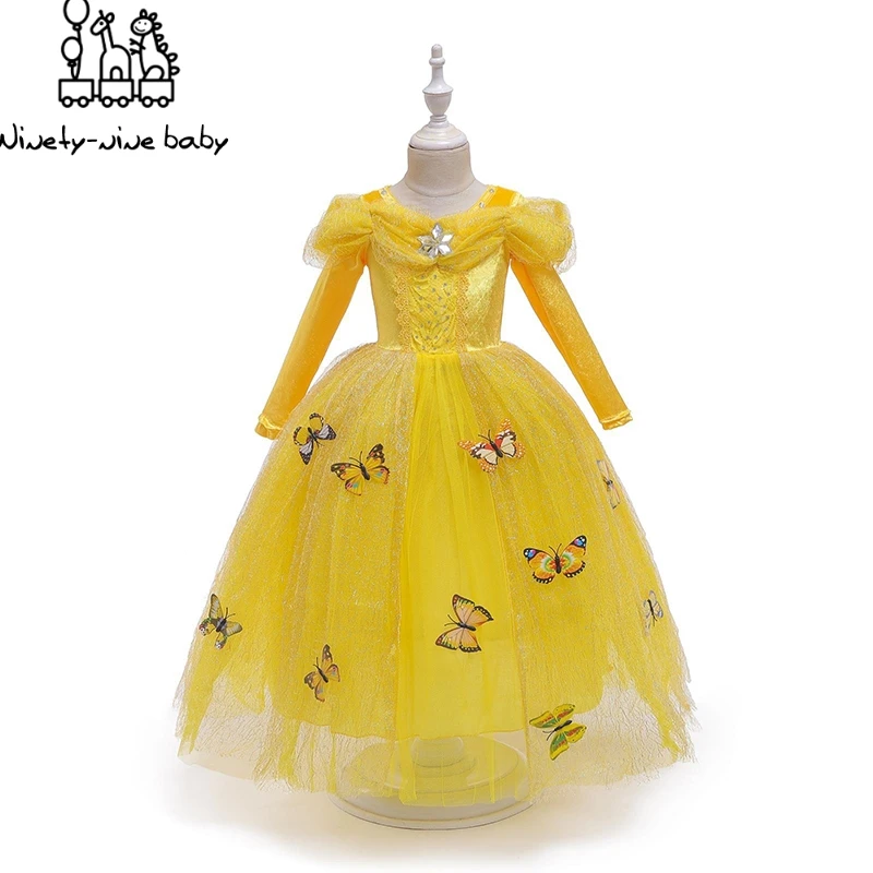 Платье принцессы для девочек; Детский Костюм Золушки; платья Эльзы на Рождество, Хэллоуин; Детские праздничные платья для костюмированной вечеринки