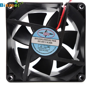 

Binmer 1pcs 80X80X25MM 12V 4Pin DC Brushless PC Computer Case Cooling Fan 1800PRM ma.14