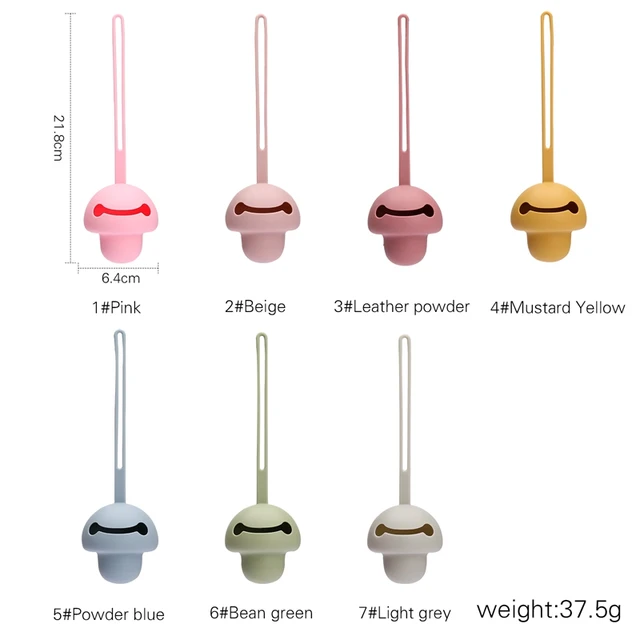 1PC Baby Accessories Silicone Nipple Case Food Grade Pacifier Holder for new born Baby goods Teething Toys Food Grade Silicone 2