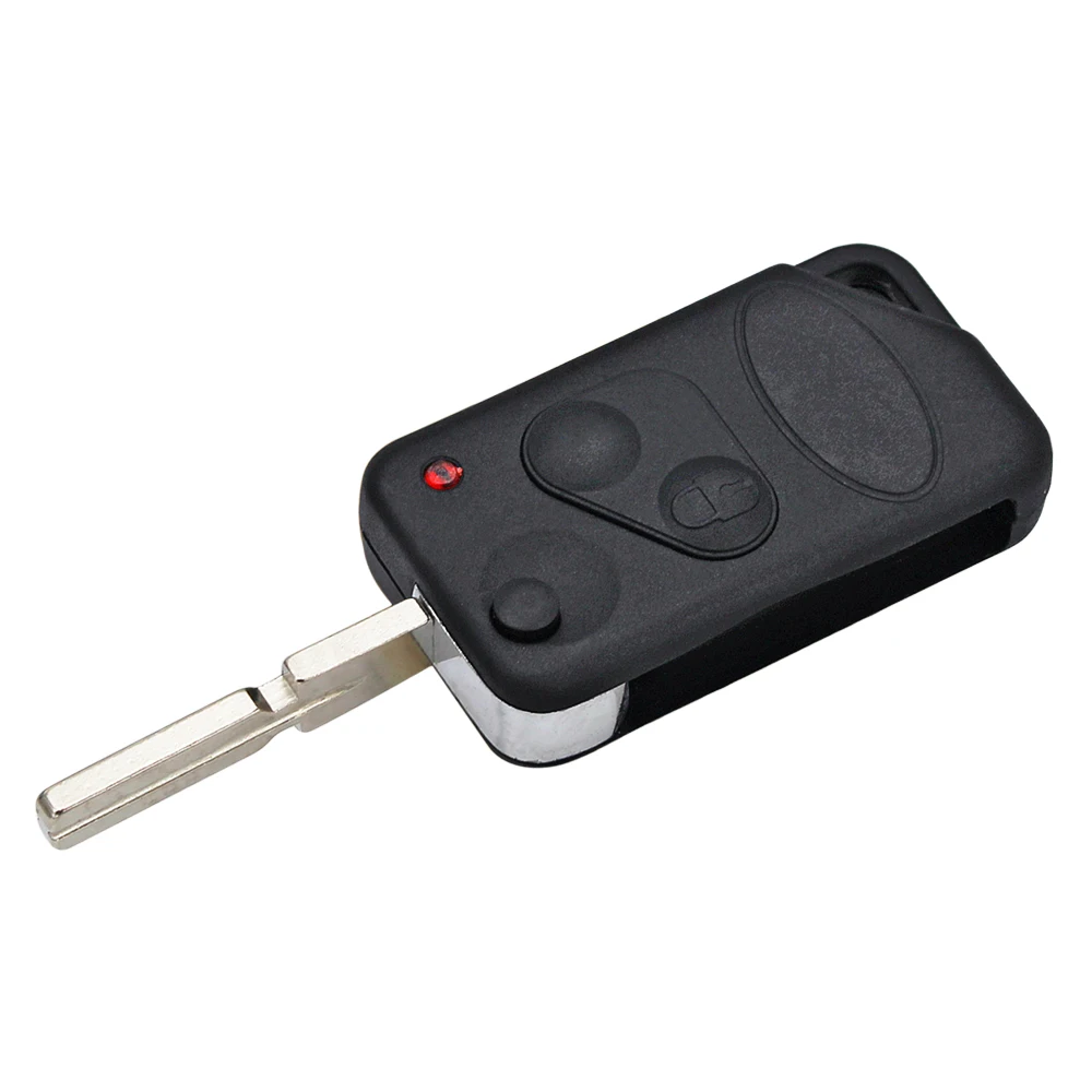 Key Case Car Key Shell Key Shell Ecusells Flip Remote Key Shell Case Fob 2 Buttons for Land Rover Range Rover 1996 1997 1998 1999 2000 2001 HU109 uncut blade
