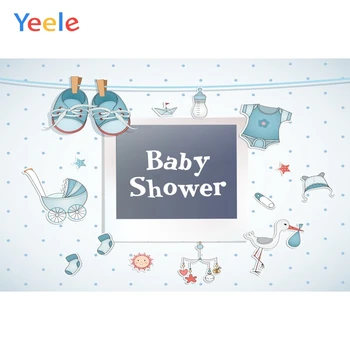 

Yeele Baby Shower Photocall Clothes Car New Birth Photography Backdrops Personalized Photographic Backgrounds For Photo Studio