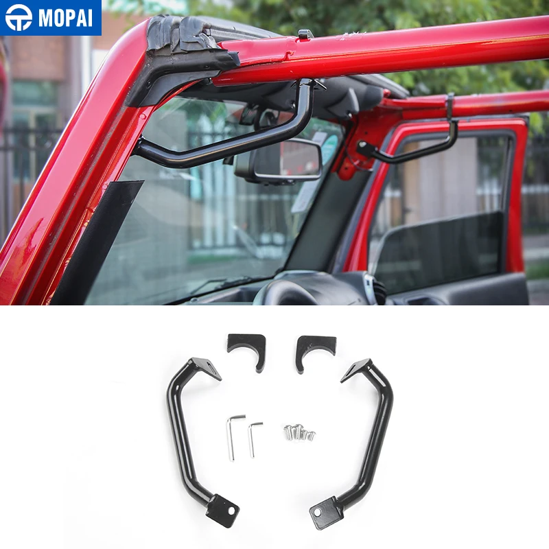 MOPAI подлокотники для Jeep Wrangler JK 2007 Up Винтажный стиль Передняя крыша ручка