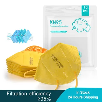

FFP2 Mask kn95 mascarillas Protective Face Mask Dustproof Mask 5Layers Filter Respirator Maske ffp2 kn95mask Reusable Mondkapje