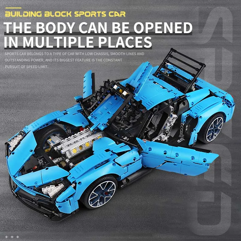 Yeshin J906 Technic автомобиль игрушки совместимые с MOC 31189 Corvetted Grand Sport Racing Car строительные