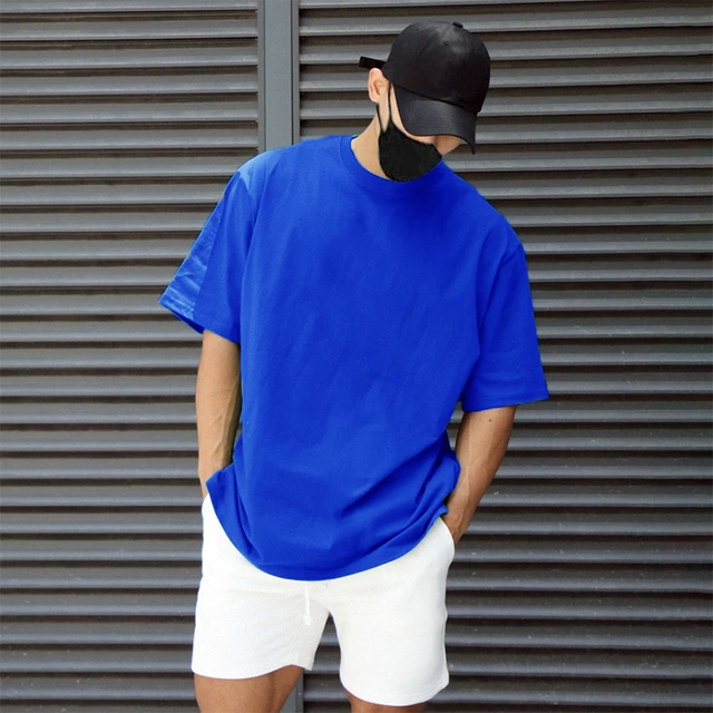 T shirt Solid Gym Clothing 