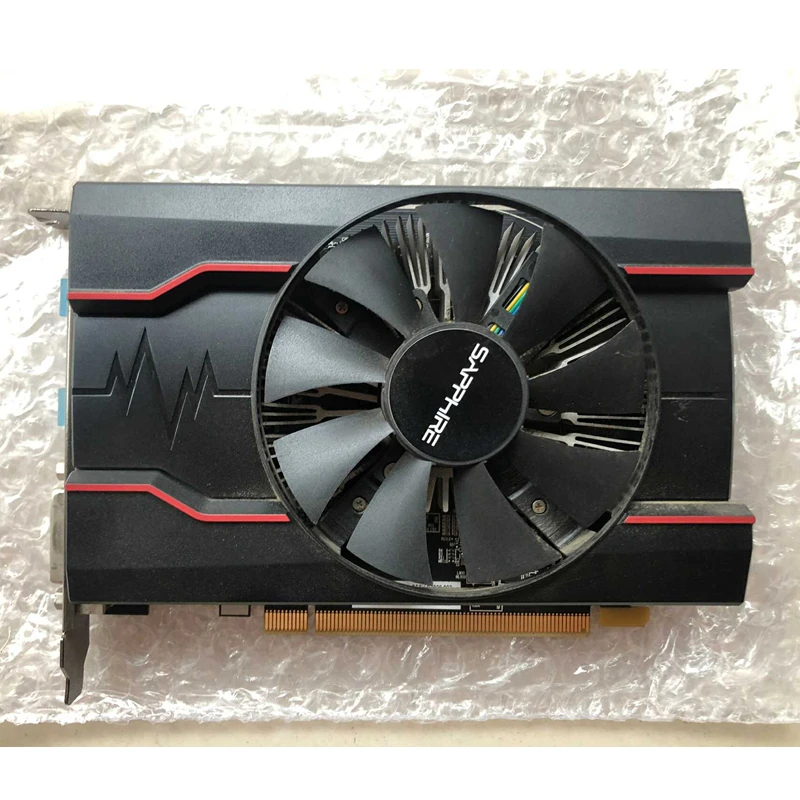Original SAPPHIRE RX 550 2GB Video Cards GPU AMD Radeon RX550 2GB GDDR5 Graphics Cards PC Desktop Computer Game Map PCI-E X16