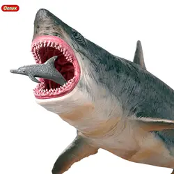 Oenux Savage Sea Life Megalodon фигурка классического океана животные большая акула Рыба Модель ПВХ коллекция игрушка для детей подарок