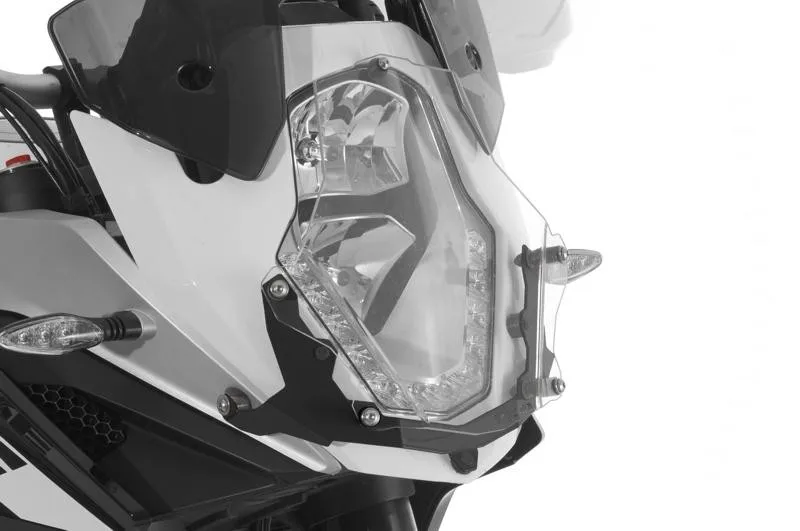 Черный Для KTM 1050 1090 1190 1290 Super ADVENTURE R L аксессуары для мотоциклов Защитная крышка для фар с ЧПУ - Цвет: Черный