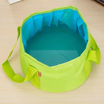 

Folding Outdoor Portable Storage Lightweight Bucket Travel Feet-Washing Basin Washbasin