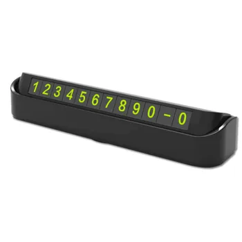 

New Car Accessories Temporary Parking Card Phone Number Card for Skoda Octavia A2 A5 A7 Fabia Rapid Superb Yeti Roomster