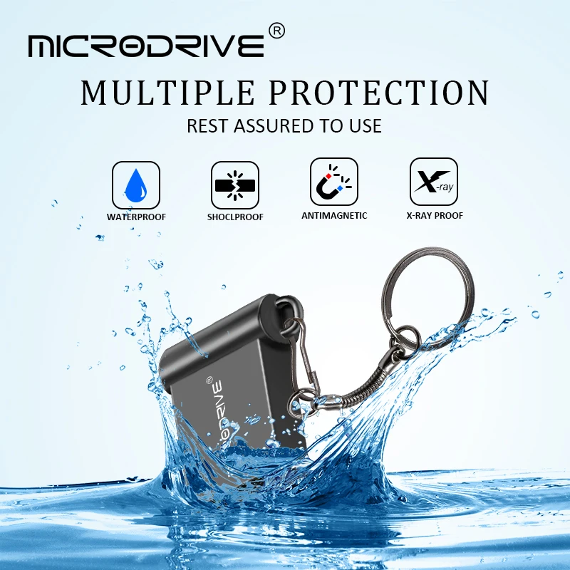 USB флеш накопитель компактный металлический 32 ГБ 16 64 128 3 цвета usb 2 0|USB