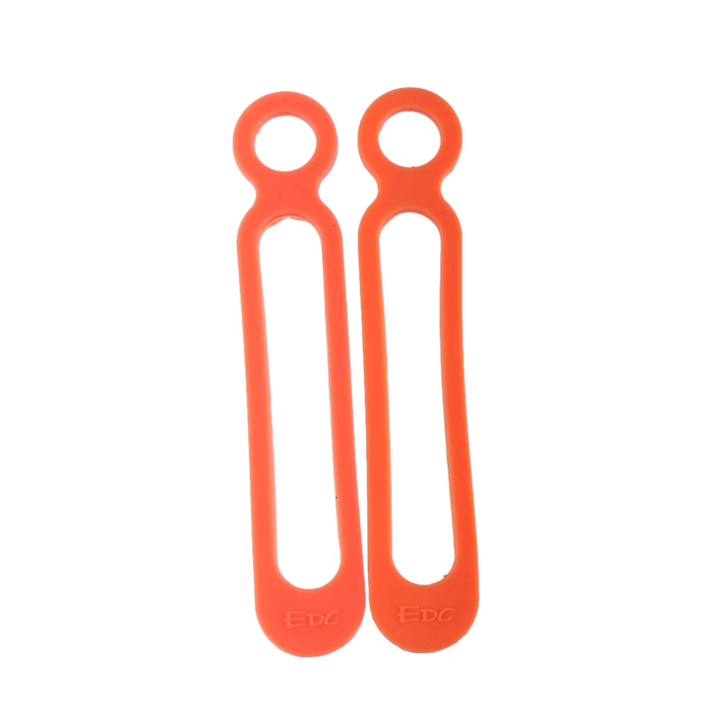 Силиконовые леггинсы инструмент для веревки многофункциональные Галстуки леггинсы обмотка веревка эластичная лента - Цвет: Оранжевый