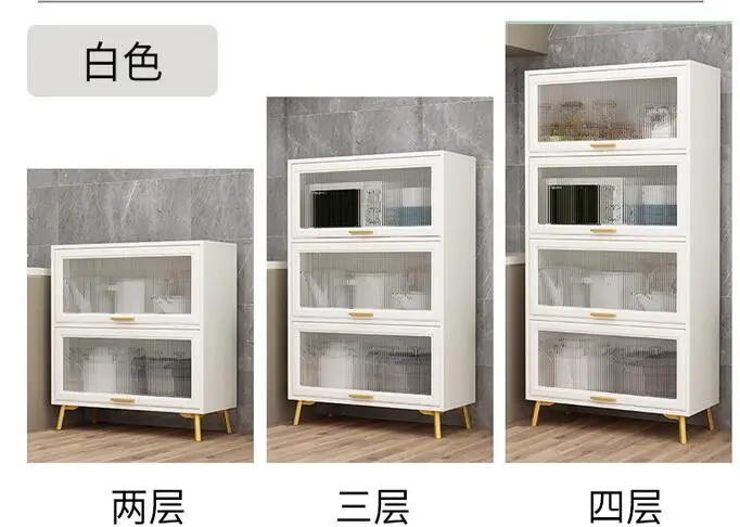 Side cabinet modern simple kitchen storage cabinet living room storage wall cupboard tea