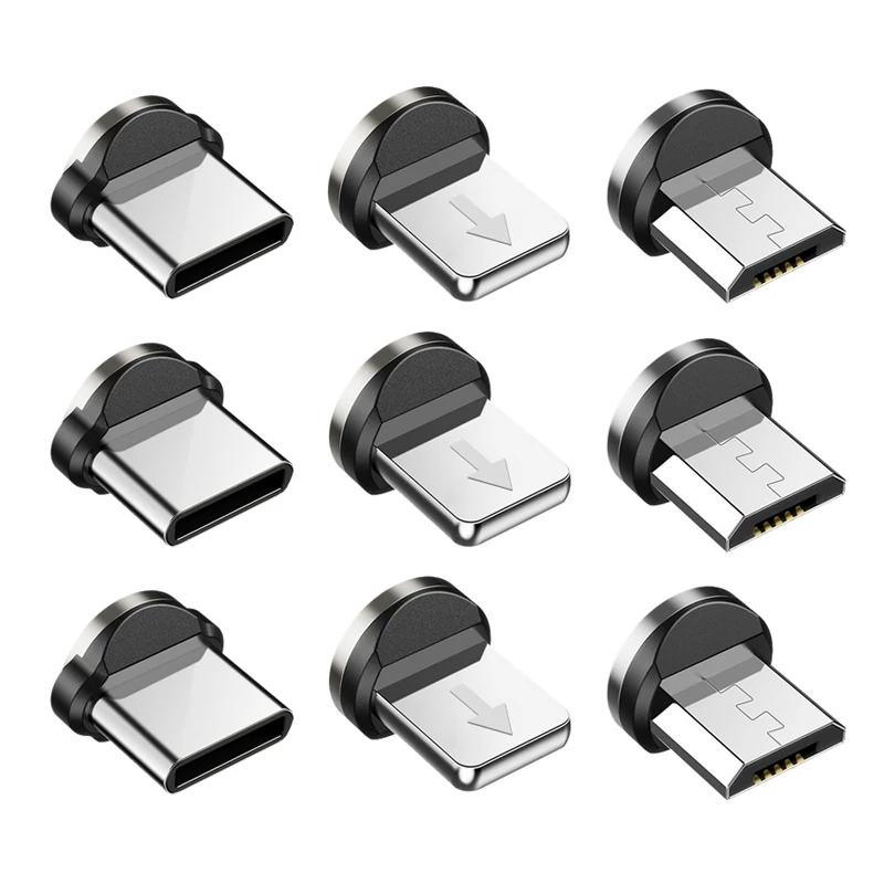 Магнитное устройство для подключения Micro USB Type-C на 8 контактов с возможностью