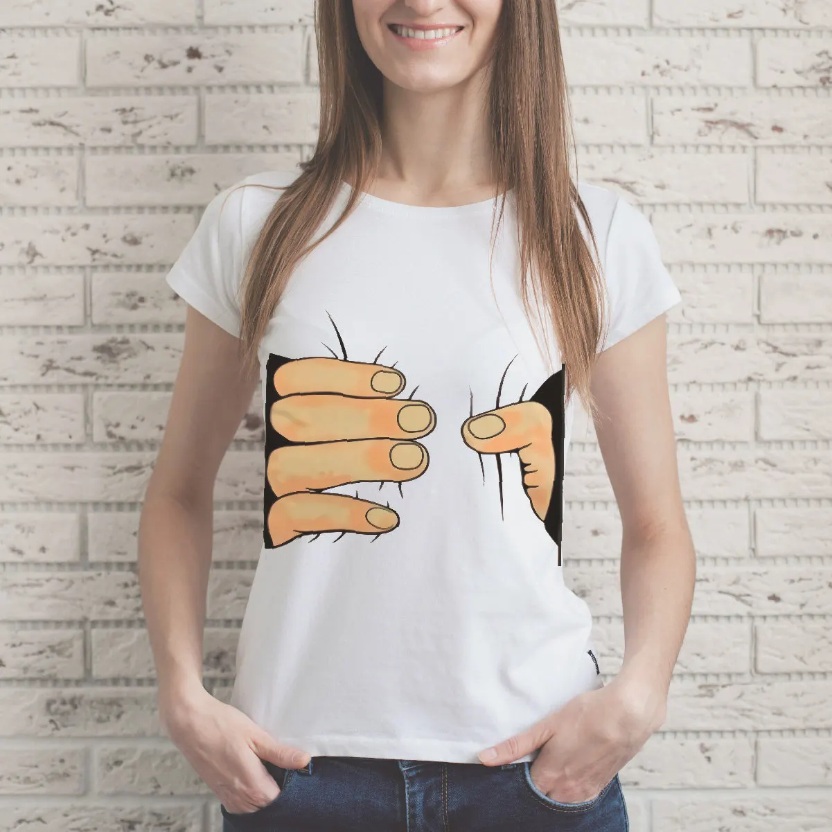 

Texture 3D Hand Patterned t-shirt 2019 New Summer Soft Silky Underwear