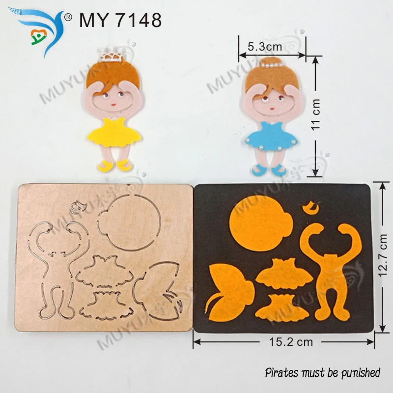 Балетная девочка DIY Скрапбукинг картон с высечками MY7148