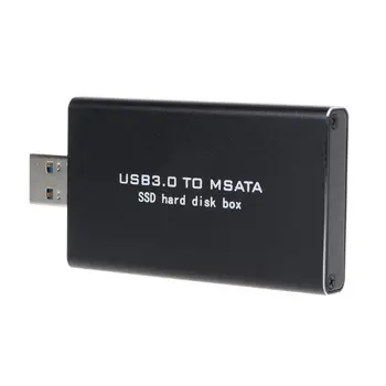 

USB 3.0 to mSATA SSD Hard Disk Converter Adapter Enclosure External Case Box ASM1153E