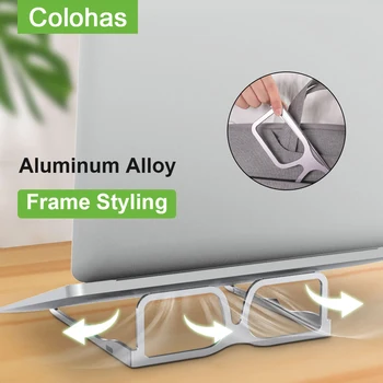 

Portable Laptop Stand Foldable Glasses Laptop Holder For MacBook Air Tablet Laptop Cooler Cooling Pad Support Notebook Stand