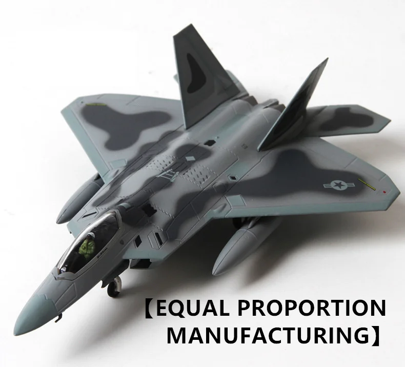 Terebo 1:100 Металл F22 модель самолета Моделирование raptor авиационная Военная игрушка Коллекция подарок