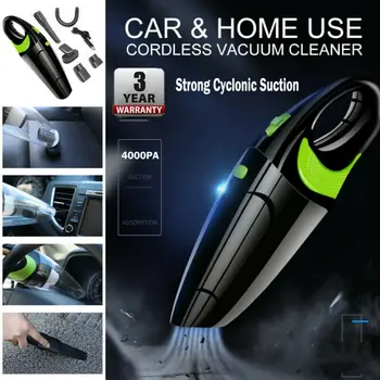 

120W Wet Dry USB Portable Rechargeable Car Vacuum Cleaner Wireless Cordless