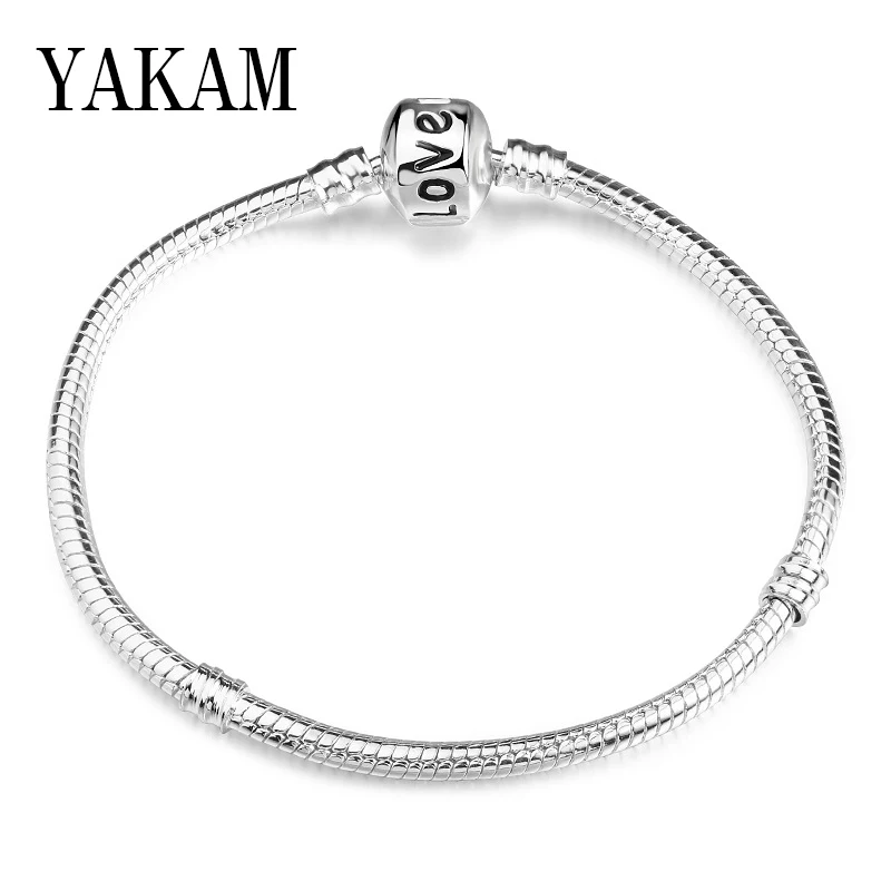 

Classic Original Bracelet for Women Letter LOVE Snake Chain Charm Friendship Bracelets Base chain Jewelry Charms DIY Accessories