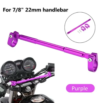 

Motorcycle Handlebar 22mm Universal Motorbike Grips Handle Bar Aluminum Alloy Brace & Clamp Adjustable Motorcycle Cross Bar