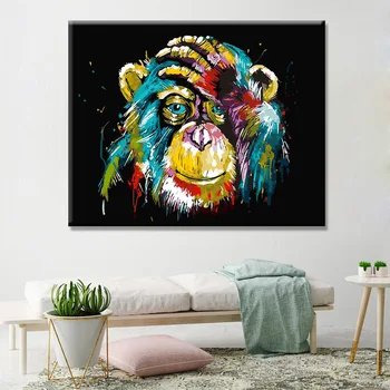 

animal print wall art canvas painting cuadros para el hogar decoration home picture pictures for living room paintings decor