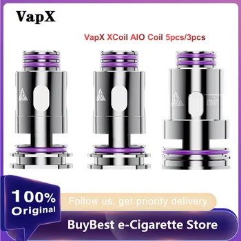 

5pcs/3pcs New Original VapX XCoil AIO Coil for VapX Geyser Pod Kit/VapX Geyser Pod W/ Three Types 0.23/0.25/0.6 ohm E-cig Coils