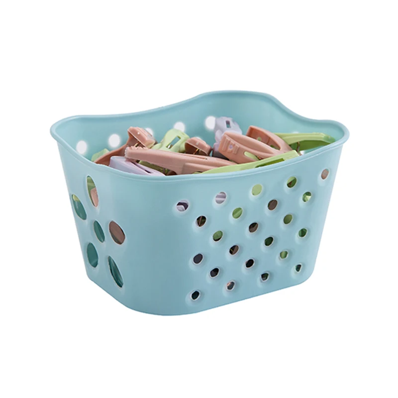 

Windproof Clothes Drying Clip Underwear Socks Plastic Clip with Storage Basket Multifunctional Clothes Drying Clip