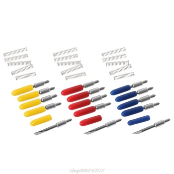 

5Pcs 30° 45° 60° Cutting Vinyl Plotter Blades For Graphtec CB15U Vinyl Cutter Au26 20 Dropship