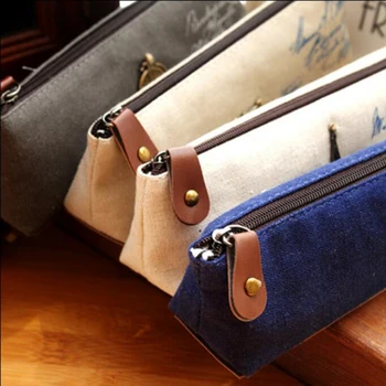 

Vintage Pen Cases Pencil Bag Cute Pencil Pouch School Supplies Stationery Gifts For Girls Stationery Pennen Etui Trousse Stylo