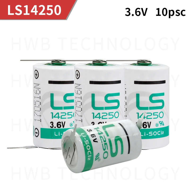 10 упаковок оригинальные новые модели SAFT LS 14250 LS14250 1/2 AA 1/2AA 3 6 в 1250 мА/ч Фотоэлементы