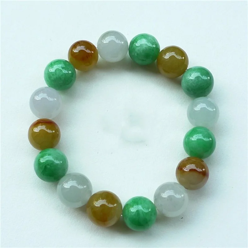 

Wholesale High Quality Myanmar Jade Bead Bracelet Jewelry Fine Jewelry Safe Transfer Bead Bracelet Jade Jewelry