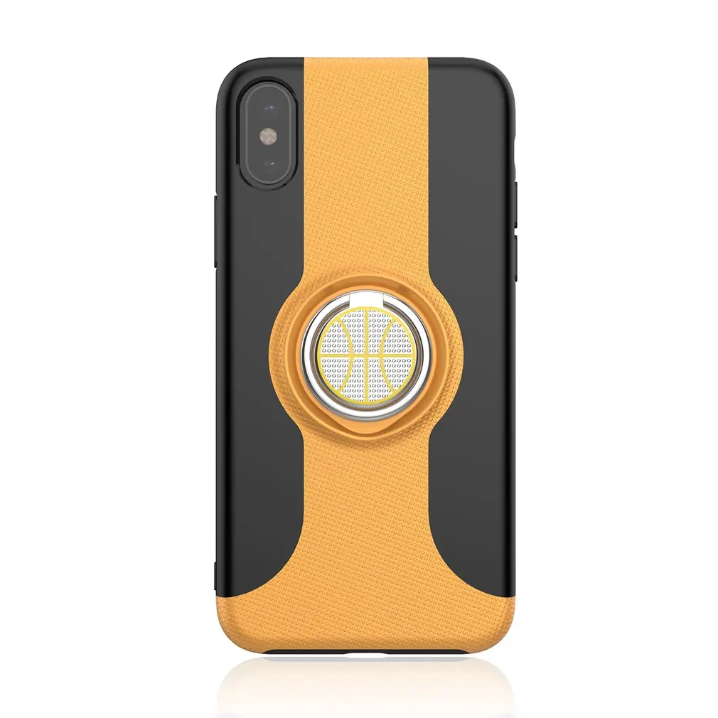 

Basketball Image Mobile Phone Case With Finger Ring Magnetic Stand Drop Resistant Cell Phone Cover For iPhone X