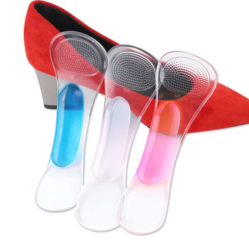 

Non-Slip Women Gel 3/4 length Arch Support Anti-slip Silicon Massaging Metatarsal Cushion Orthopedic Insoles High Heels Shoes