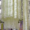 50pcs 1M/2M Orchid Rattan Artificial Silk Flower Vine For Home Wedding Garden Decoration Hanging Garland Wall Fake Flowers ► Photo 1/6