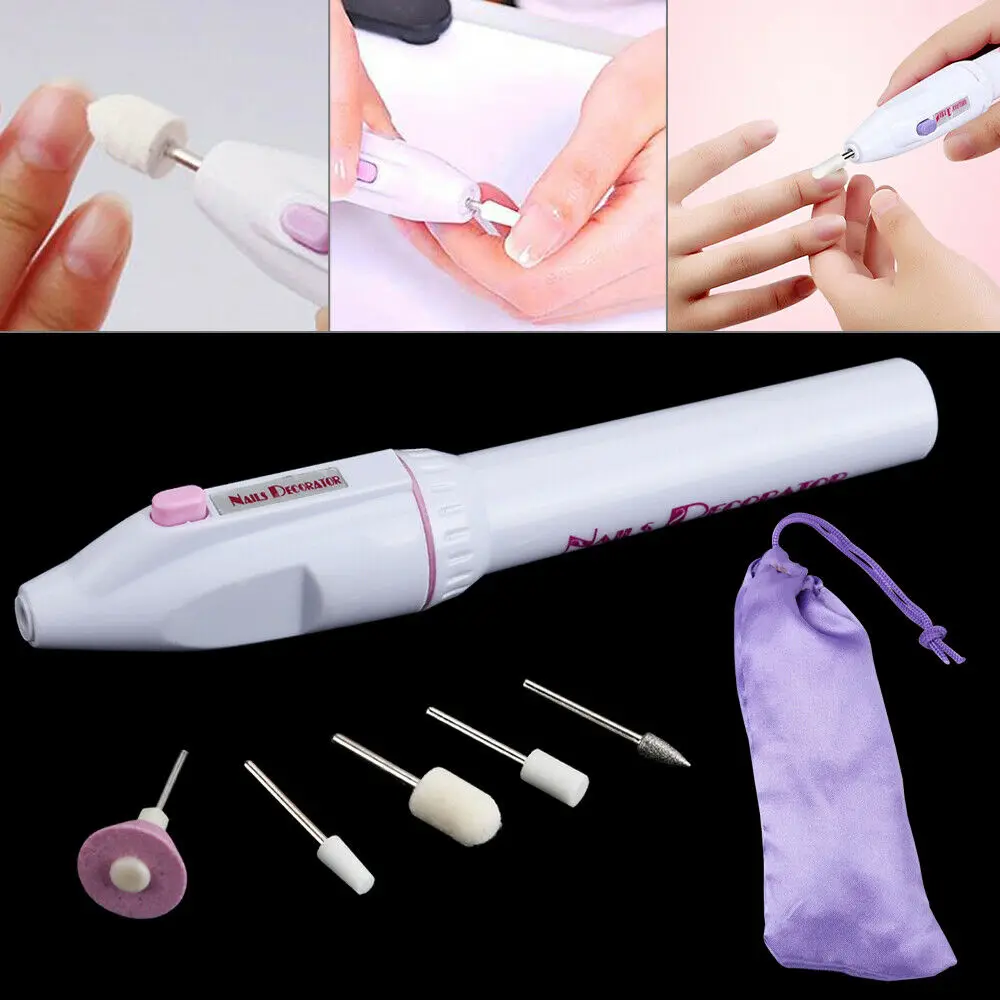 

Electric Manicure Pedicure Nail Beauty Care File Polish Drill Tool Kits Set