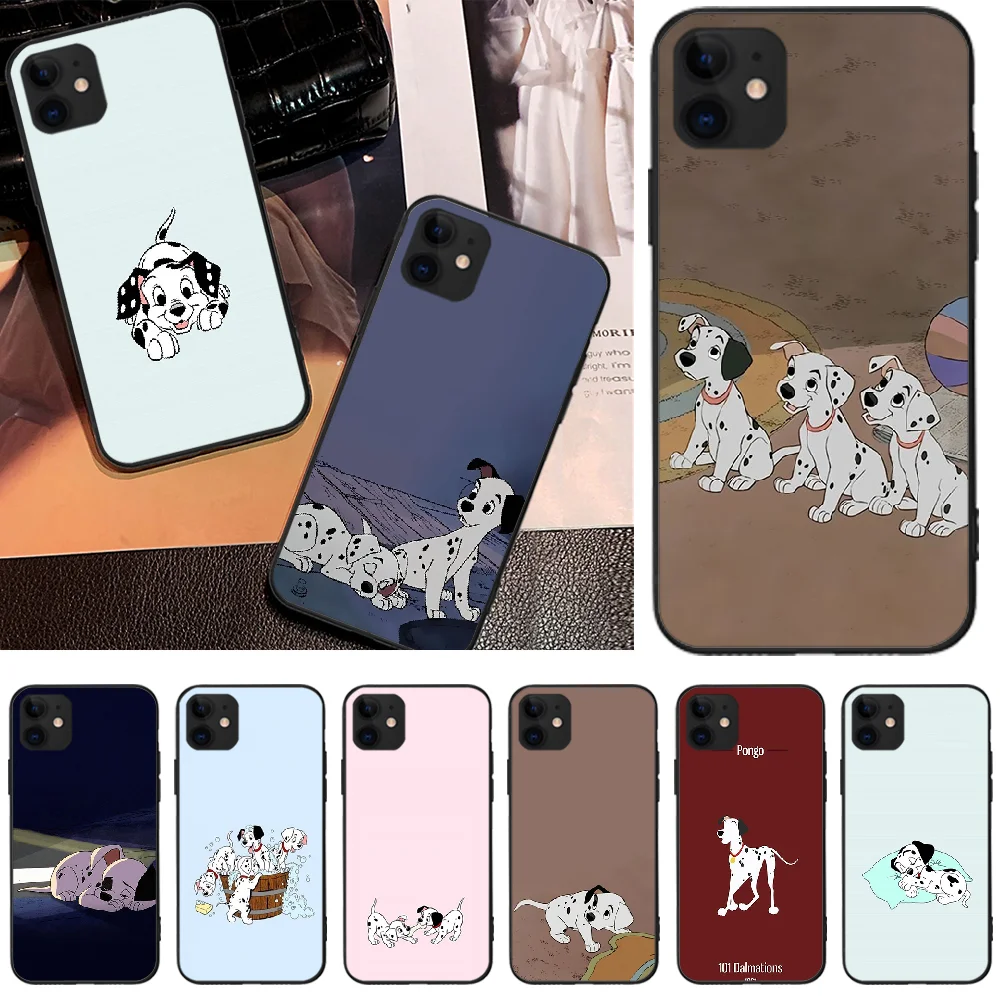 Viviana Dalmatians dog Minimal Movie мягкий черный чехол для телефона iPhone 5C 6 6S 7 8 plus X XS XR MAX 11 pro Pro Max